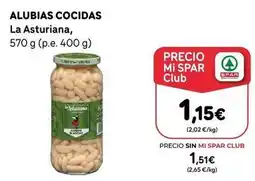 SPAR Gran Canaria La asturiana - alubias cocidas oferta