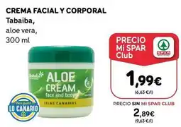 SPAR Gran Canaria Spar - crema facial y corporal oferta