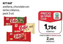 SPAR Gran Canaria Nestlé - kit kat oferta