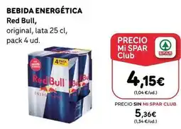 SPAR Gran Canaria Red bull - bebida energetica oferta