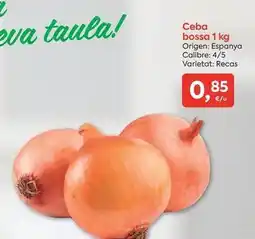 Suma Supermercados Eva - ceba bossa oferta
