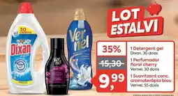 Suma Supermercados Dixan - detergent gel , 30 dosis 1 perfumador floral cherry oferta