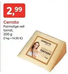 Suma Supermercados Cerrato - formatge vell torrat oferta