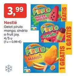 Suma Supermercados Nestlé - gelat pirulo mango, síndria o fruit joy, 4/5 u oferta