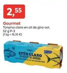 Suma Supermercados Gourmet - tonyina clara en oli de gira-sol oferta