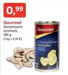 Suma Supermercados Gourmet - xampinyons laminats oferta