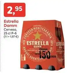 Suma Supermercados Estrella damm - cervesa oferta