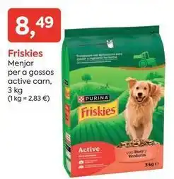 Suma Supermercados Purina - menjar per a gossos active carn oferta