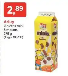 Suma Supermercados Arluy - galetes mini simpson oferta