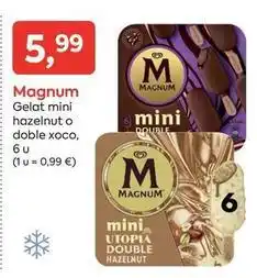 Suma Supermercados Magnum - gelat mini hazelnut o doble xoco oferta