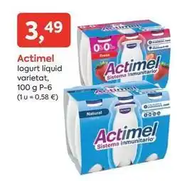 Suma Supermercados Actimel - logurt líquid varietat oferta