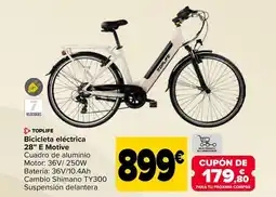 Carrefour Toplife - bicicleta electrica 28 e motive oferta
