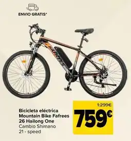 Carrefour Fafrees - bicicleta eléctrica mountain bike 26 hailong one oferta