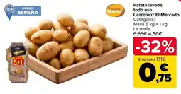 Carrefour Carrefour el mercado - patata lavada todo uso oferta
