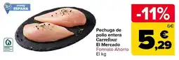 Carrefour Carrefour el mercado - pechuga de pollo entera oferta