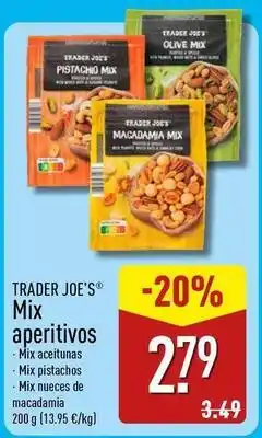 ALDI Trader joe´s - mix aperitivos oferta