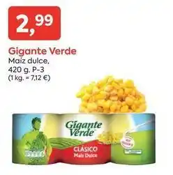 Suma Supermercados Gigante verde oferta