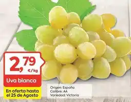 Suma Supermercados Origen - uva blanca oferta