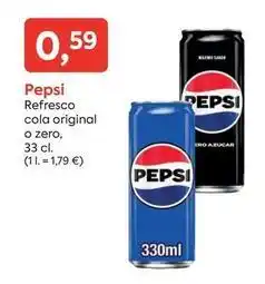 Suma Supermercados Pepsi - refresco cola original o zero oferta