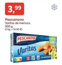 Suma Supermercados Pescanova - varitas de merluza oferta