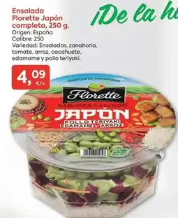 Suma Supermercados Florette - ensalada japón completa oferta