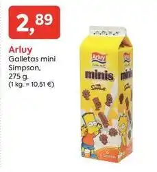 Suma Supermercados Arluy - galletas mini oferta