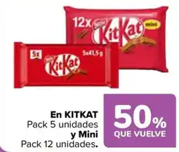 Carrefour KITKAT y Mini oferta