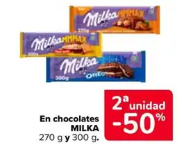 Carrefour MILKA En chocolates oferta