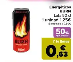 Carrefour BURN Energéticos oferta