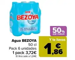Carrefour BEZOYA Agua oferta