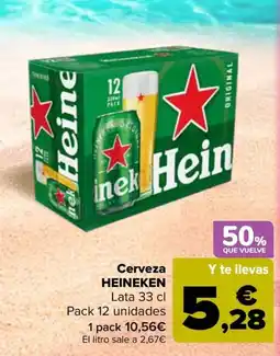 Carrefour HEINEKEN Cerveza oferta