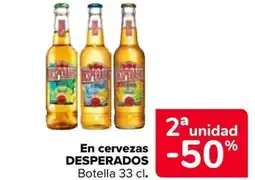Carrefour DESPERADOS En cervezas oferta