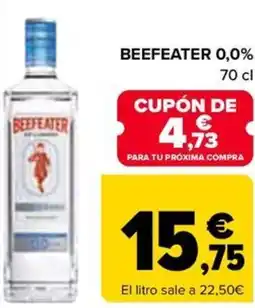 Carrefour BEEFEATER 0,0% oferta