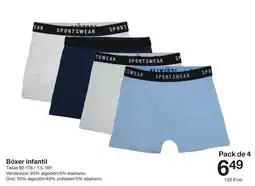 Zeeman Sportswear bóxer infantil oferta