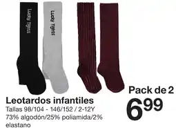 Zeeman Lucky tights Leotardos infantiles oferta
