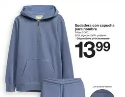 Zeeman Sudadera con capucha para hombre oferta