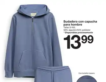 Sudadera con capucha para hombre