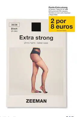Zeeman Zeeman pantis extra strong oferta