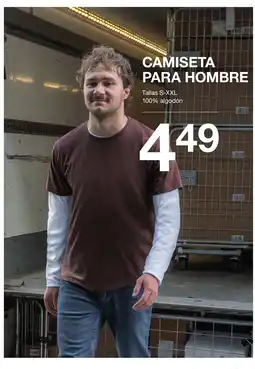 Zeeman camiseta para hombre oferta