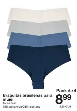 Zeeman Braguitas brasileñas para mujer oferta