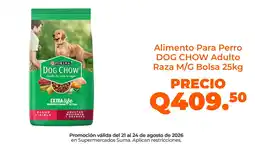 Suma Supermercados Purina dog chow adulto raza m/g oferta