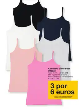 Zeeman Camiseta de tirantes infantil oferta