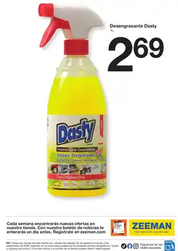 Zeeman Dasty desengrasante oferta