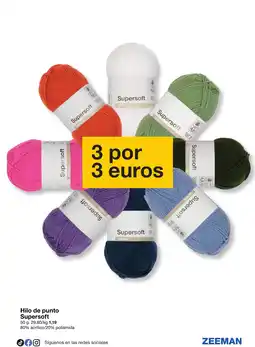 Zeeman Zeeman hilo de punto Supersoft oferta