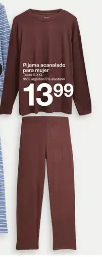 Zeeman Pijama acanalado para mujer oferta