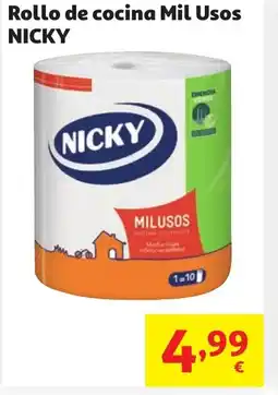 Alcampo NICKY Rollo de cocina Mil Usos oferta