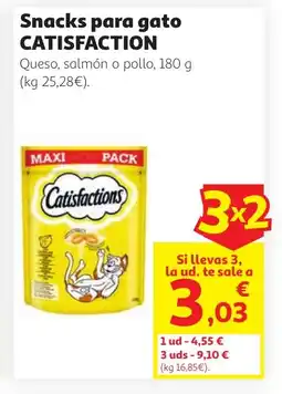 Alcampo CATISFACTION Snacks para gato oferta