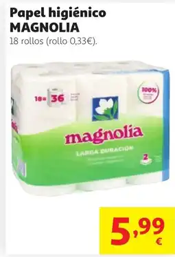Alcampo MAGNOLIA Papel higiénico oferta