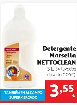 Alcampo NETTOCLEAN Detergente Marsella oferta