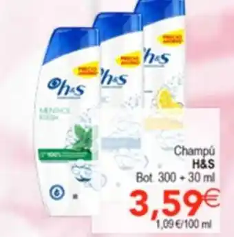 SPAR H&S Champú oferta